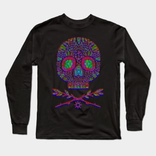 trippy skullart Long Sleeve T-Shirt